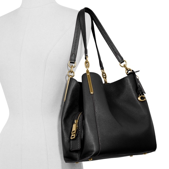 Coach Bags Coach Polished Pebble Leather Dalton 3 Shoulder Bag Nwt